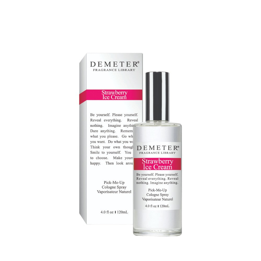 Strawberry Ice Cream 4 oz Boxed Cologne Spray 100 GWP Demeter