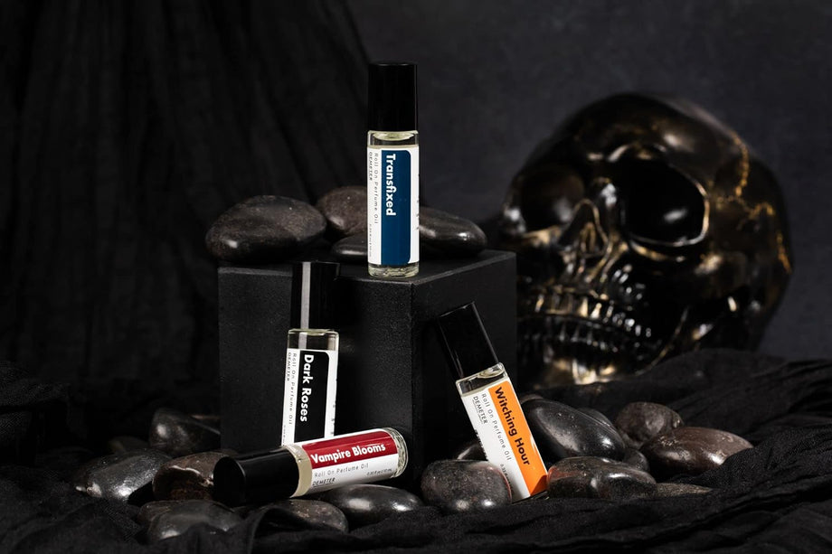 Dark Flowers Roll On Perfume Oil Set