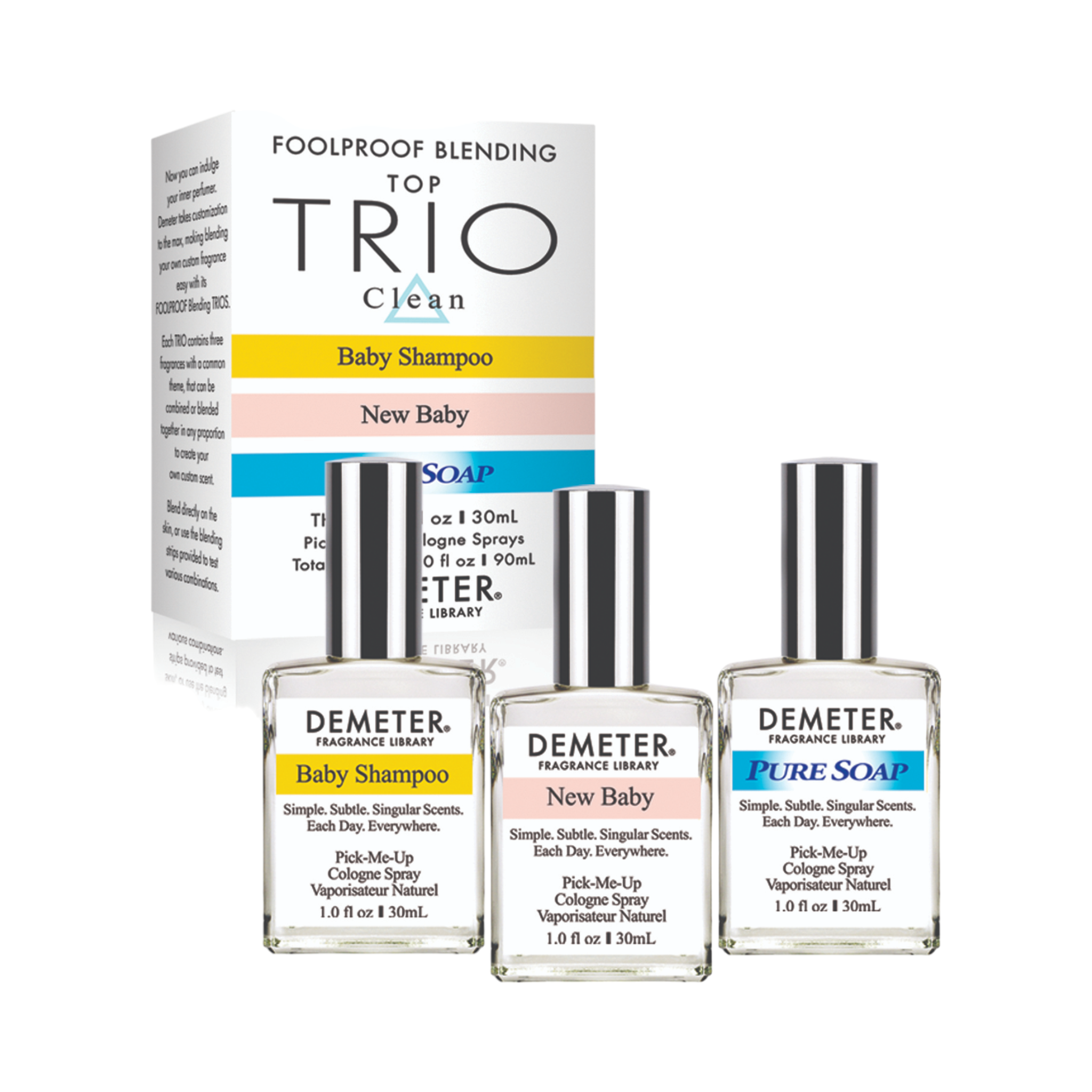 Dior 、Burberry、フローラノーティス、DEMETER香水set Clean Cologne Spray Trio Set | Foolproof Blending – Demeter