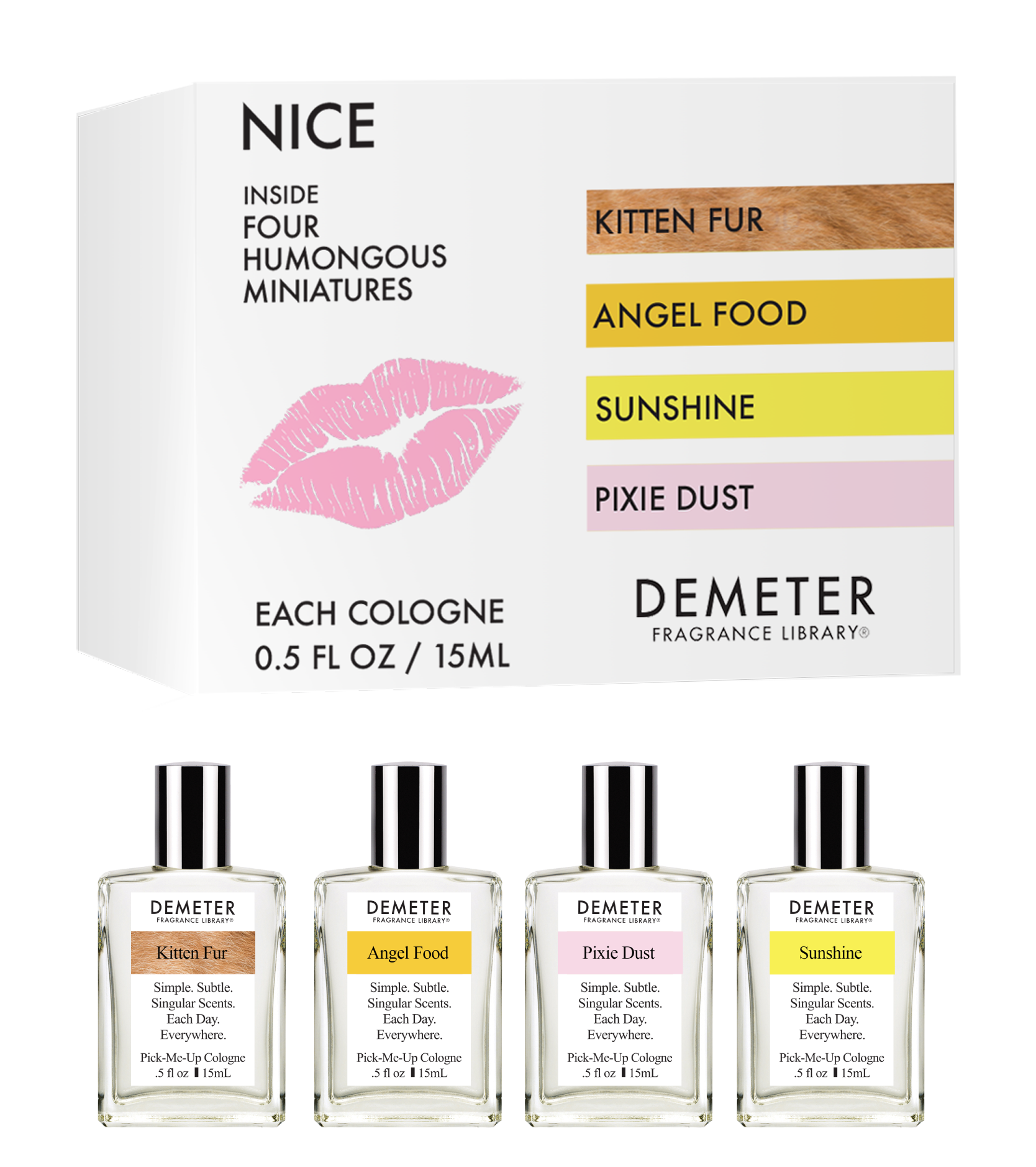 Nice Humongous Mini Set – Demeter Fragrance Library Nice Humongous Mini Set – Demeter Fragrance Library